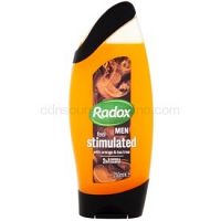 Radox Men Feel Stimulated sprchový gél a šampón 2 v 1 Orange & Tea Tree 250 ml