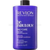 Revlon Professional Be Fabulous Daily Care kondicionér pre objem jemných vlasov  750 ml