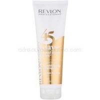 Revlon Professional Revlonissimo Color Care šampón a kondicionér 2 v 1 pre stredne blond odtiene bez sulfátov  275 ml