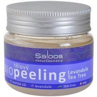 Saloos Bio Peeling telový peeling levanduľa a tea tree  140 ml