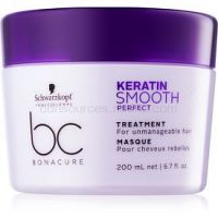 Schwarzkopf Professional BC Bonacure Smooth Perfect maska pre nepoddajné a krepovité vlasy  200 ml