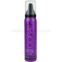 Schwarzkopf Professional IGORA Expert Mousse farbiaca pena na vlasy   odtieň 7-65 Medium Blond Chocolate Gold  100 ml