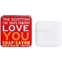 Scottish Fine Soaps Love You luxusné mydlo v plechovej dóze  100 g