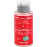 Sesderma Sensyses Cleanser Ovalis odličovač make-upu pre citlivú pleť so začervenaním  200 ml