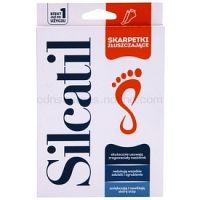 Silcatil Foot Care exfoliačné ponožky pre zjemnenie a hydratáciu pokožky nôh   