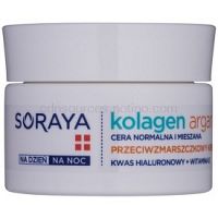 Soraya Collagen & Argan hydratačný protivráskový krém s kyselinou hyalurónovou  50 ml