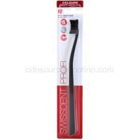 Swissdent Colours Single zubná kefka soft - medium Black &  Black  