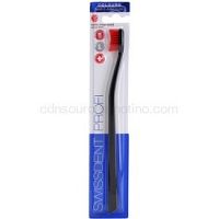 Swissdent Colours Single zubná kefka soft - medium Black & Red  