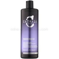 TIGI Catwalk Fashionista fialový kondicionér pre blond a melírované vlasy  750 ml