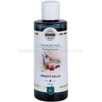 Topvet Professional masážny olej - hrejivý relax  200 ml