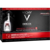 Vichy Dercos Aminexil Clinical 5 cielená starostlivosť proti vypadávaniu vlasov pre mužov  21 x 6 ml