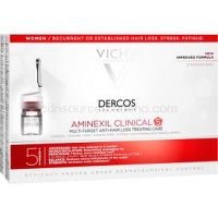 Vichy Dercos Aminexil Clinical 5 cielená starostlivosť proti vypadávaniu vlasov pre ženy  21 x 6 ml