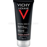 Vichy Homme Hydra-Mag C sprchový gél na telo a vlasy  200 ml