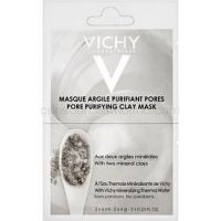 Vichy Mineral Masks čistiaca ílová pleťová maska malé balenie  2 x 6 ml