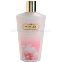 Victoria's Secret Sheer Love White Cotton & Pink Lily telové mlieko pre ženy 250 ml  