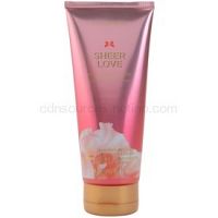 Victoria's Secret Sheer Love White Cotton & Pink Lily telový krém pre ženy 200 ml  