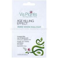 Vis Plantis Age Killing Effect protivrásková maska na tvár s hadím jedom  2 x 5 ml