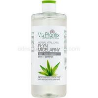 Vis Plantis Herbal Vital Care Aloe Juice & Panthenol micelárna voda 3v1 so šťavou z aloe a panthenolom  500 ml