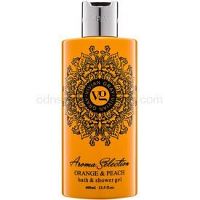 Vivian Gray Aroma Selection Orange & Peach sprchový a kúpeľový gél  400 ml