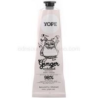 Yope Ginger & Sandalwood prírodný krém na ruky pre výživu a hydratáciu  100 ml