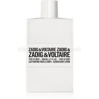 Zadig & Voltaire This Is Her! telové mlieko pre ženy 200 ml  