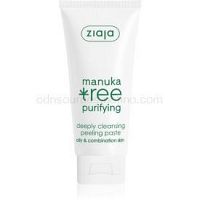 Ziaja Manuka Tree Purifying čistiaca peelingová pasta pre normálnu až mastnú pleť  75 ml