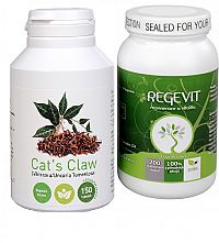 Doporučená kombinace produktů Cat`s Claw + Regevit
