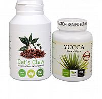 Doporučená kombinace produktů Na Detoxikáciu - Cats Claw + Yucca