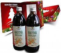 EkoMedica Czech Rakytník rešetliakový - 100% šťava z rakytníka rešetliakového 500 ml + 500 ml