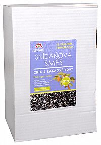Iswari BIO Raňajková zmes Chia-Kakaové bôby 3,2 kg