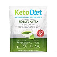 KetoDiet Matcha Tea 7x27 g + Jahoda 15 tbl.