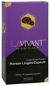 Lavivant Korean Lingzhi (Ganoderma, reishi) 30 kapsúl