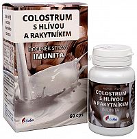 LUHA Colostrum s hlívou a rakytníkem 60 cps.