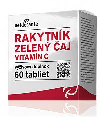 Nef de Santé Rakytník zelený čaj vitamín C 60 tbl.