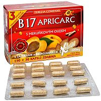 Terezia Company B17 APRICARC s marhuľovým olejom 180 kapsúl