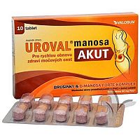 Walmark Uroval manosa Akut 10 tbl.