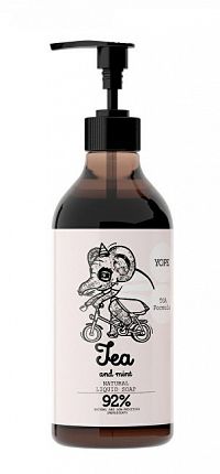 Yope Tekuté kúpeľňové mydlo s TGA formulou Zelený čaj a mäta pieporná 500 ml