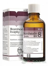 Bromhexin 8-kvapky KM sol.por.1x50ml