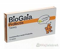 EwoPharma BioGaia ProTectis žuvacie tablety citrónová príchuť 10 ks