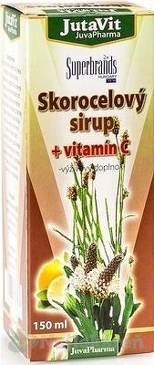 JutaVit Skorocelový sirup + vitamín C 150 ml