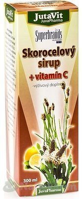 JutaVit Skorocelový sirup + vitamín C 300 ml