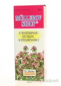 MÜLLEROV SIRUP S MATERINOU DUSKOU A VIT. C, 320 g