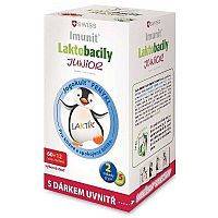 Swiss Imunit Laktobacily Junior 60 + 12 cps