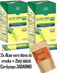 AKCIA - 2x Aloe do vrecka + Cordyceps Zlatý dúšok ZADARMO