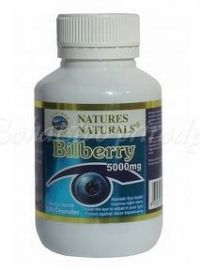 Bilberry - čučoriedka 5000mg, 100kps