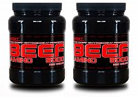 1+1 Zadarmo: Amino BEEF 5000 od Best Nutrition 500 tbl + 500 tbl