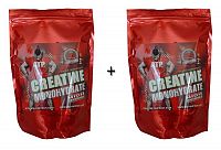 1+1 Zadarmo: Creatine Monohydrate práškový - ATP Nutrition 500g + 500g