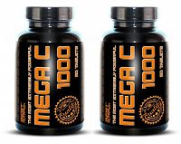 1+1 Zadarmo: Mega C 1000 od Best Nutrition 90 tbl. + 90 tbl.