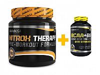 Akcia: Nitrox Therapy + BCAA+B6 - Biotech USA 340 g + 100 tbl. Broskyňa