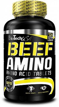 Beef Amino - Biotech USA 120 tbl.